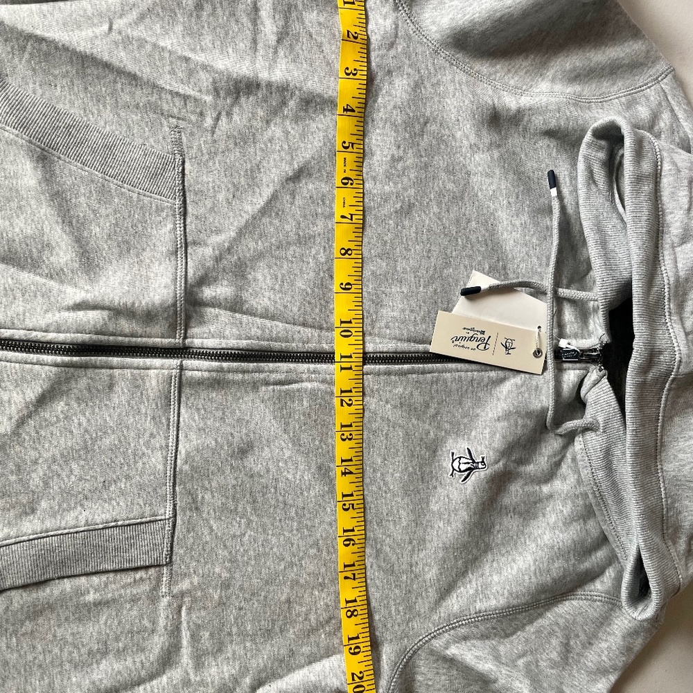 Original Penguin Full Zip Fleece Hoodie size Medium